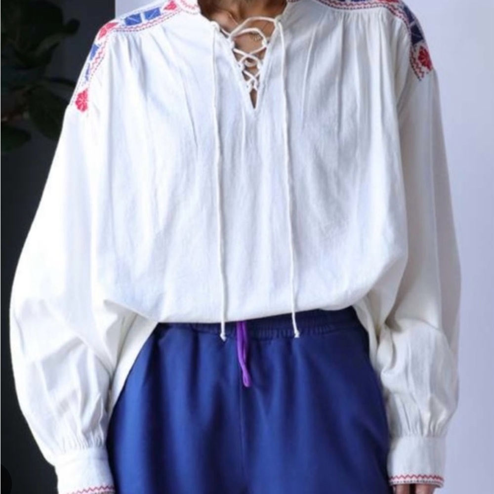 Xirena White Embroidered Boho